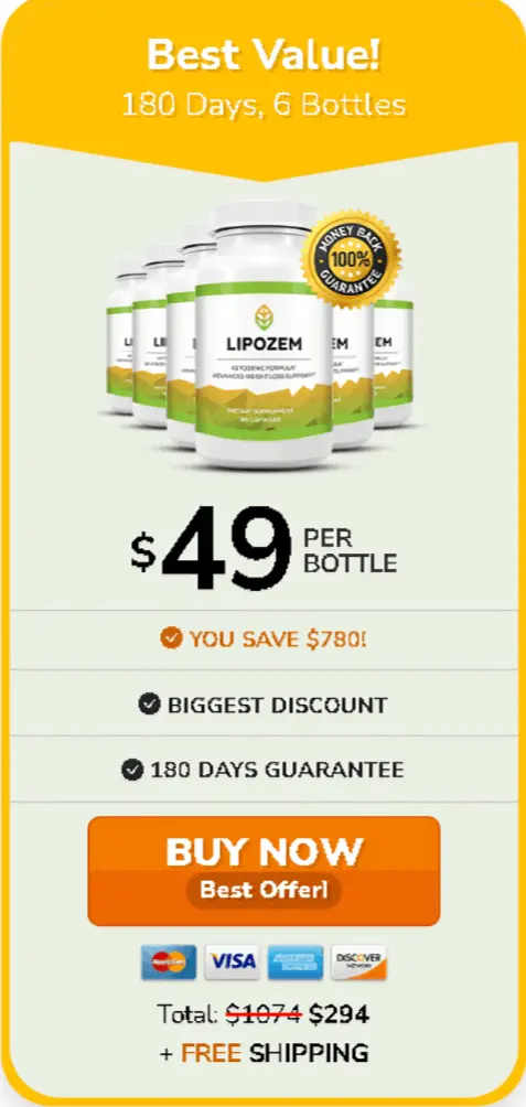 Lipozem best offer package price